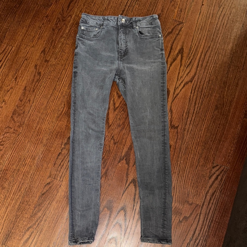 Zara Women's Dark Gray Skinny Jeans